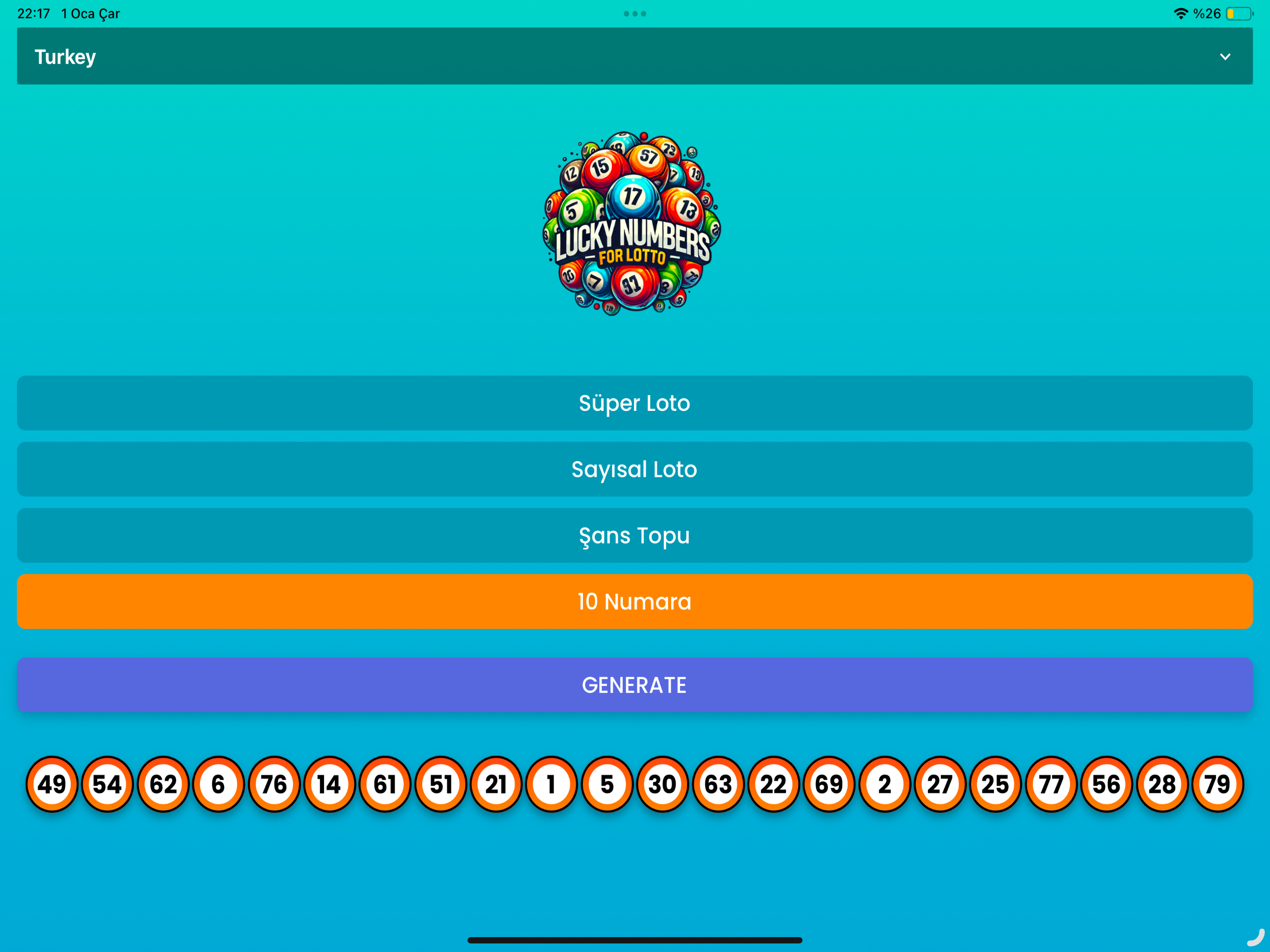 Lucky Numbers for Lotto screenshot 5