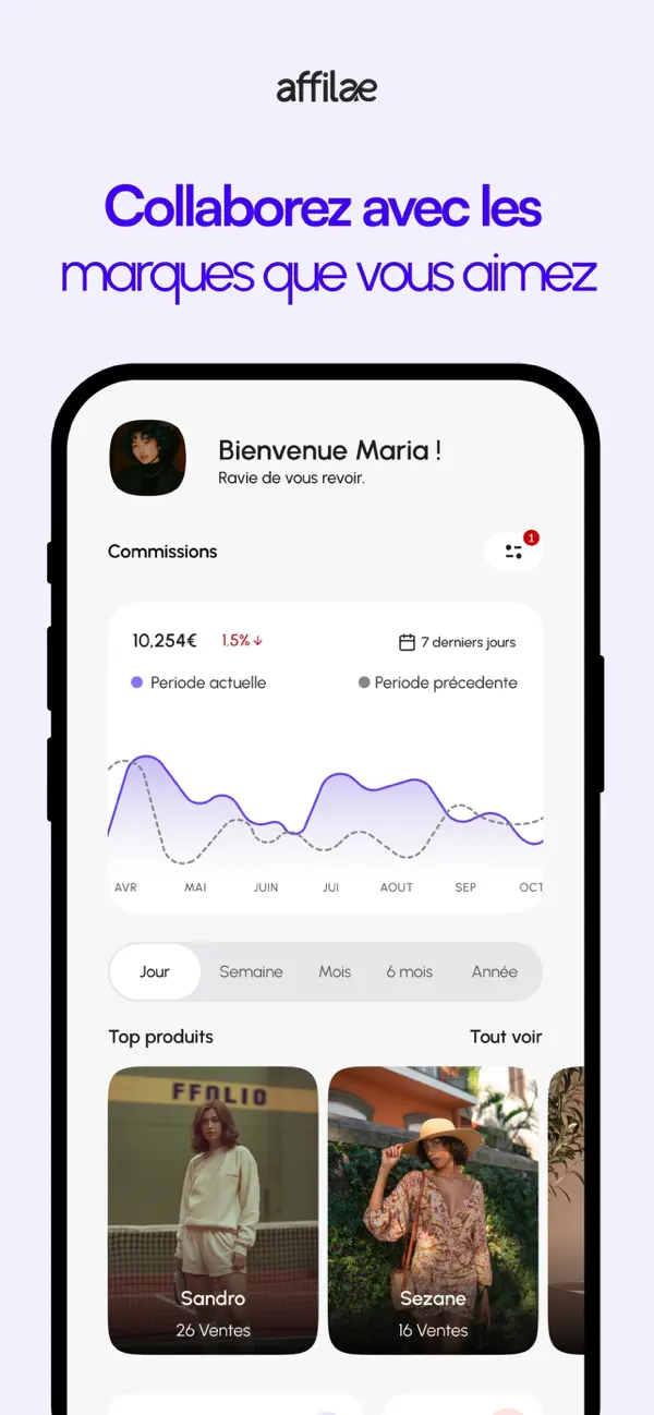 Screenshot #1 pour Affilae