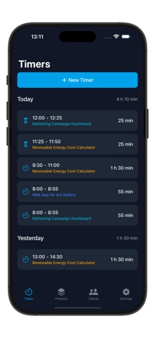 Time Tracker - Focused Work Screenshot 1 of 7