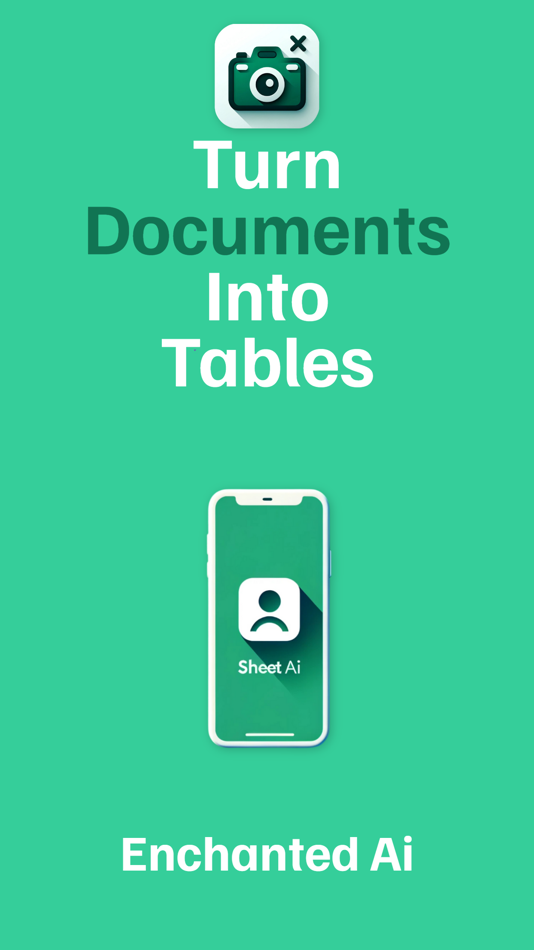#1. Sheet Ai Images to SpreadSheet (iOS) 由: Kaan Aydemir