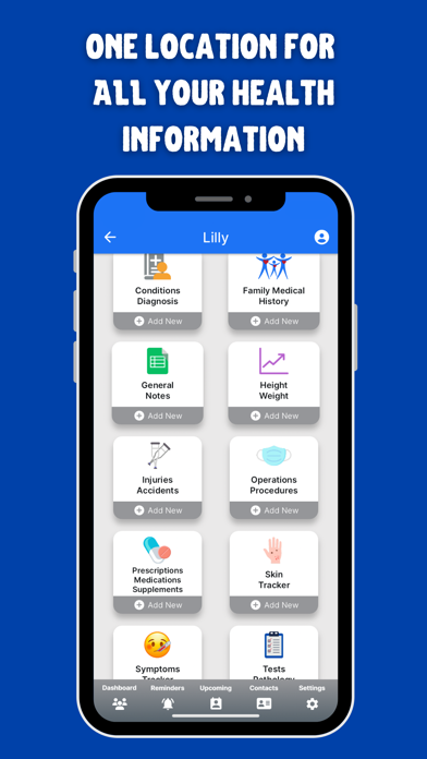Health Record - KeepTrackMed Screenshot
