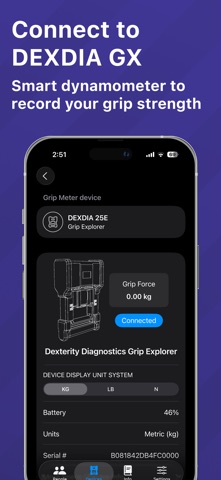 GripMeter Physio - Grip Tester screenshot
