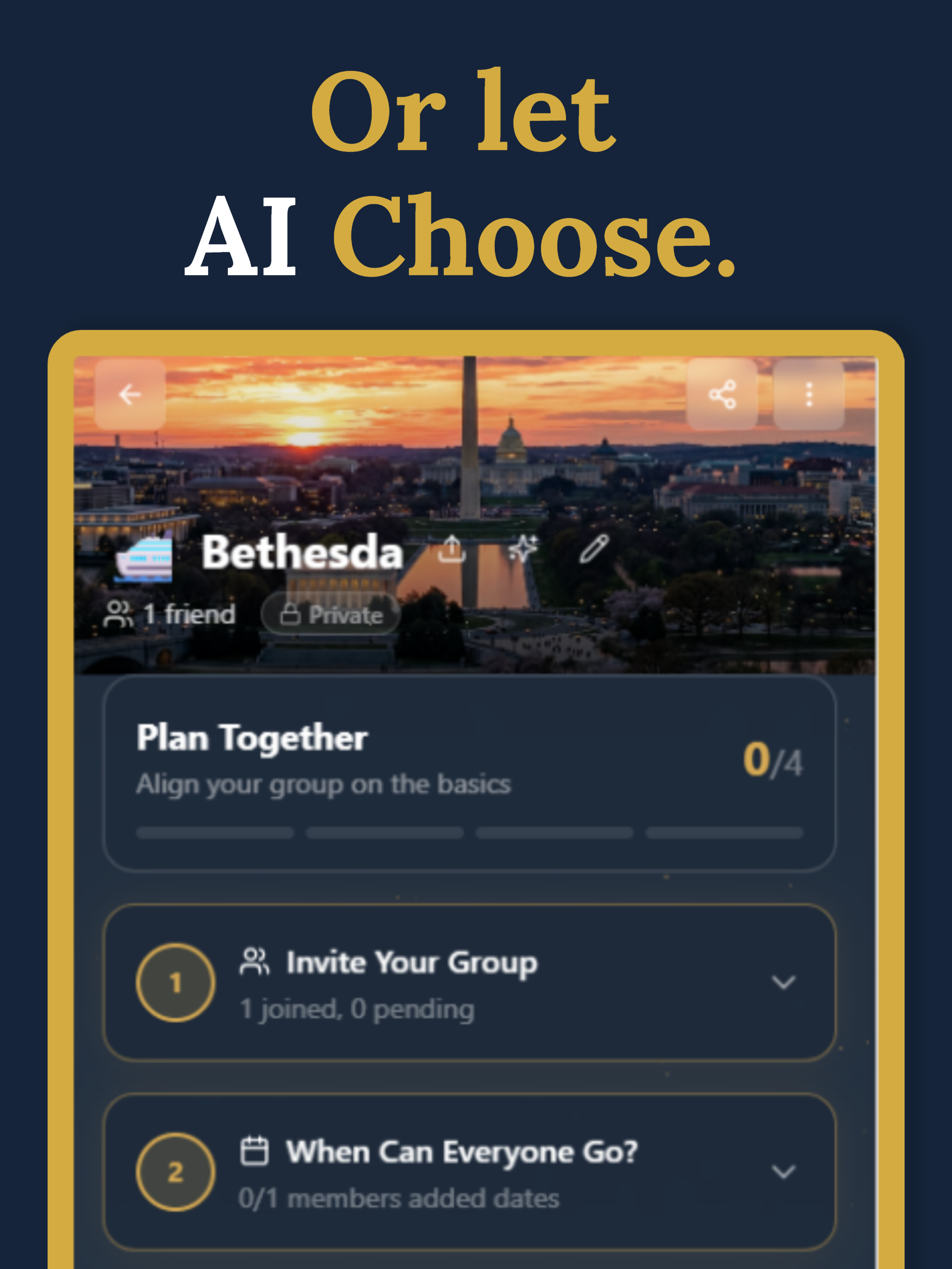 Stampʼd I Group Travel App