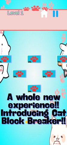 Cat Brick Breaker!!! screenshot
