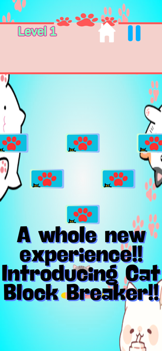 Cat Brick Breaker!!! Screenshot 2 of 3