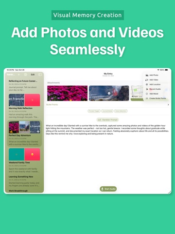 Rambler: Voice Journal & Diary iPad screenshot