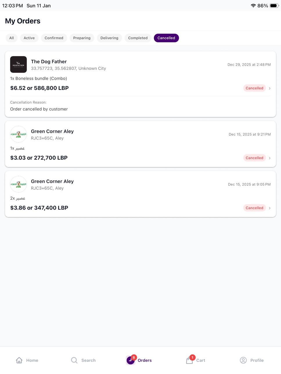 iPad screenshot