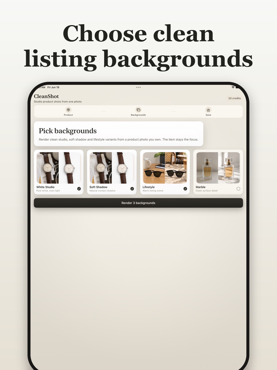 iPad screenshot