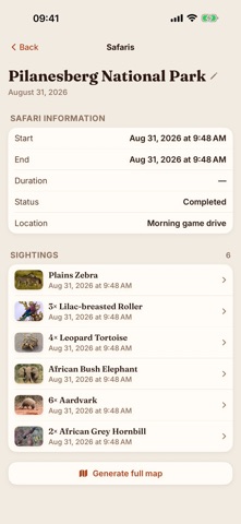 Pilanesberg Safari: Map Screenshot 9 of 10
