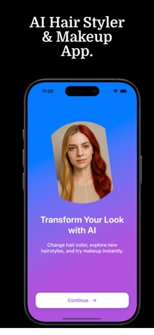 Hair Color Changer - Stylero iPhone screenshot