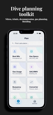 Dive Kit: Deco Planner & Tools screenshot