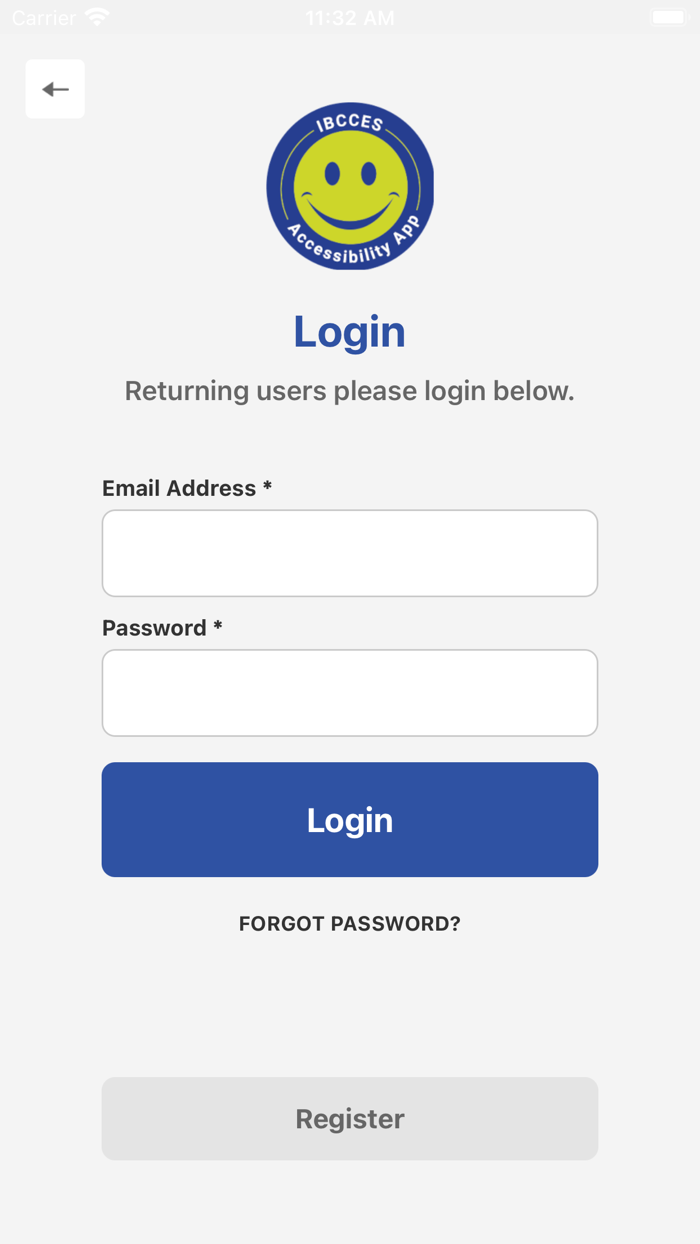 IBCCES Accessibility App