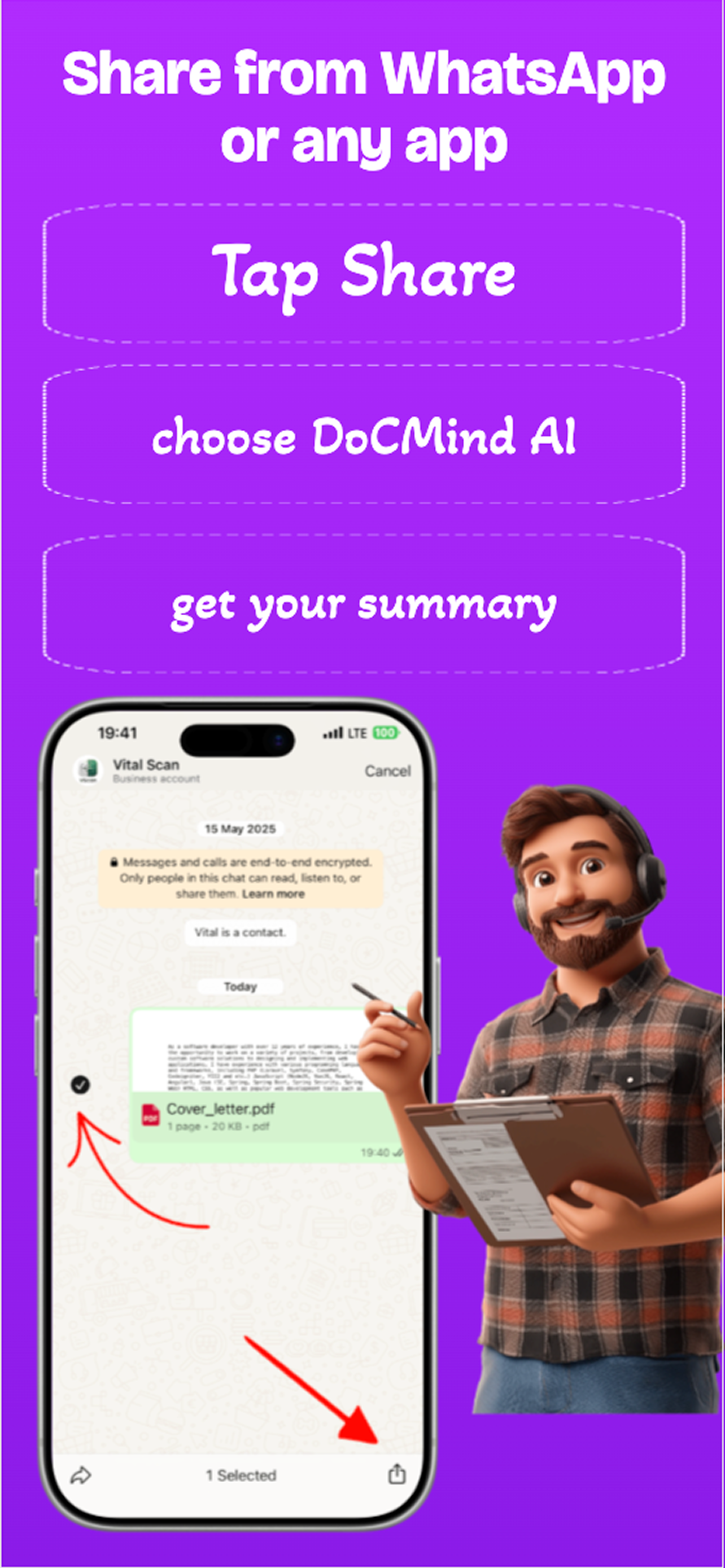 Chat with PDF: DoCMind AI screenshot 3
