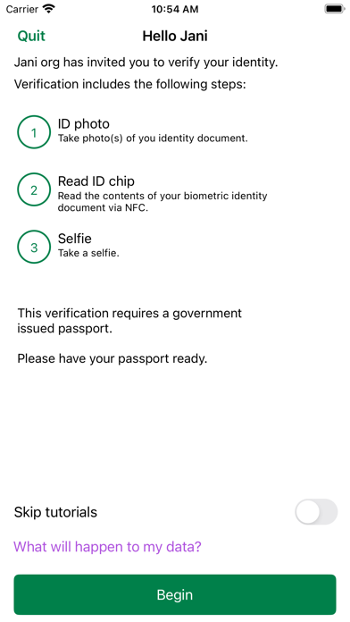 Candour ID Screenshot
