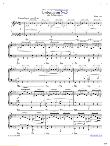 Sheet Music Turner iPad screenshot