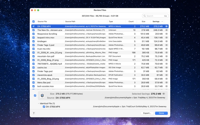 Screenshot #2 pour Hyperspace: Reclaim Disk Space