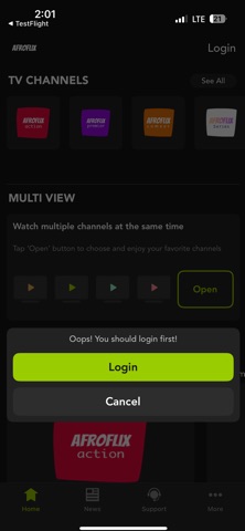 Afroflix OTT screenshot