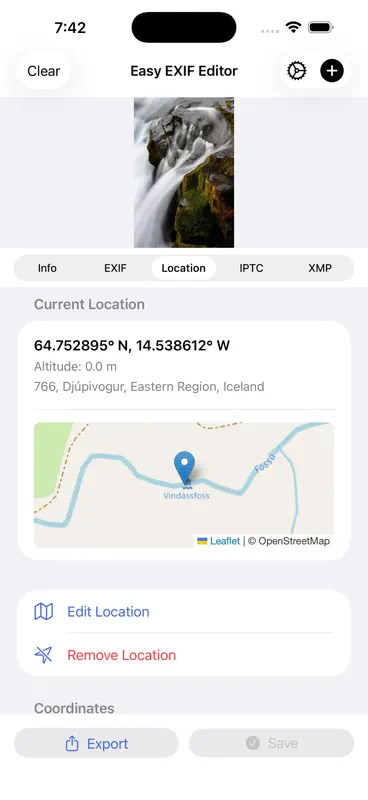 Easy Exif Editor screenshot 4 of 8