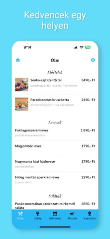 Kékfény Étterem screenshot