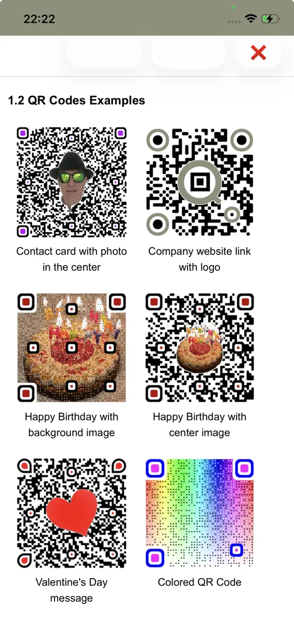 #5. QR Dess Code (iOS) Ved: Antoine DESSERE