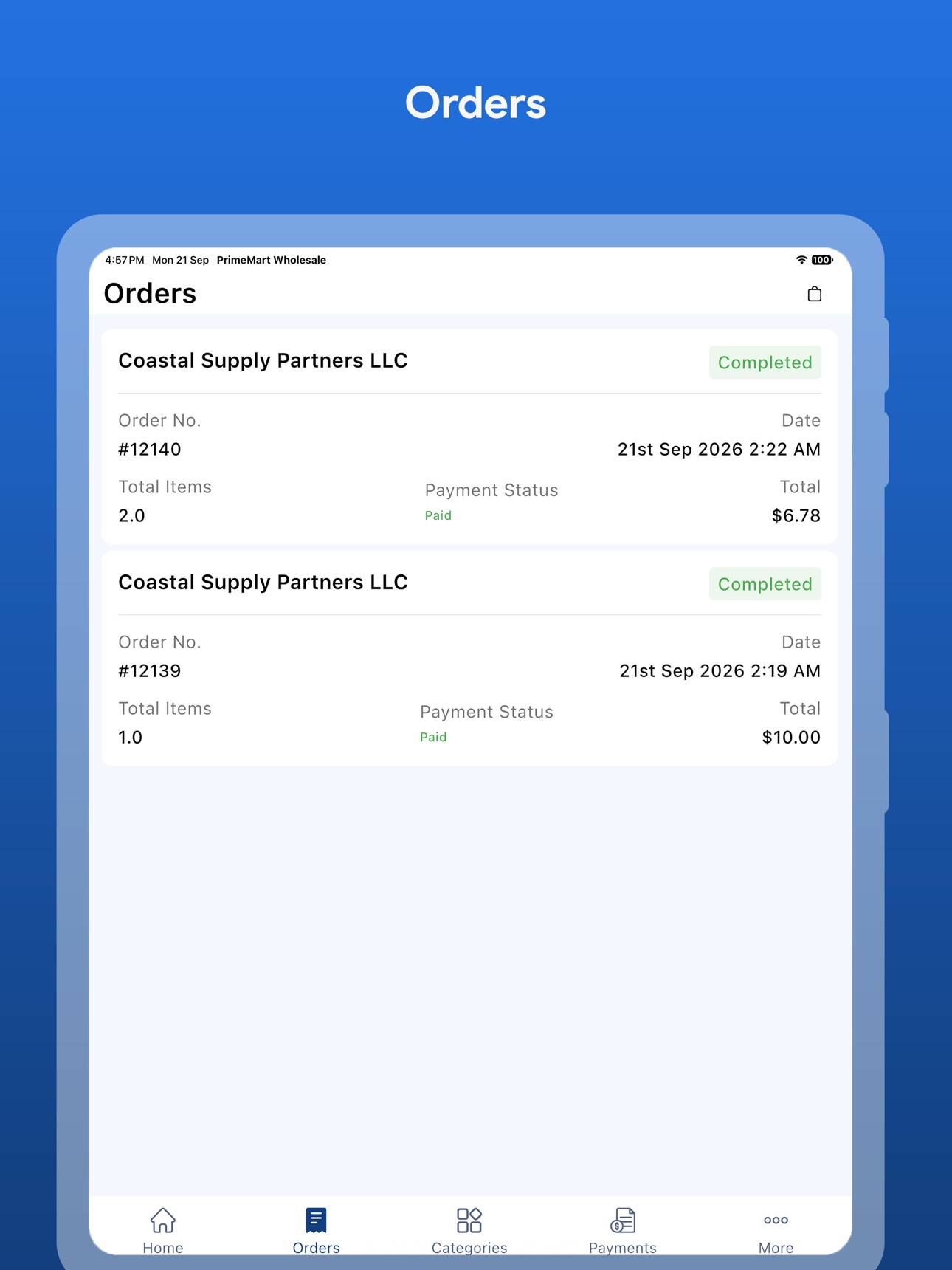 Screenshot 8 of PrimeMart Wholesale