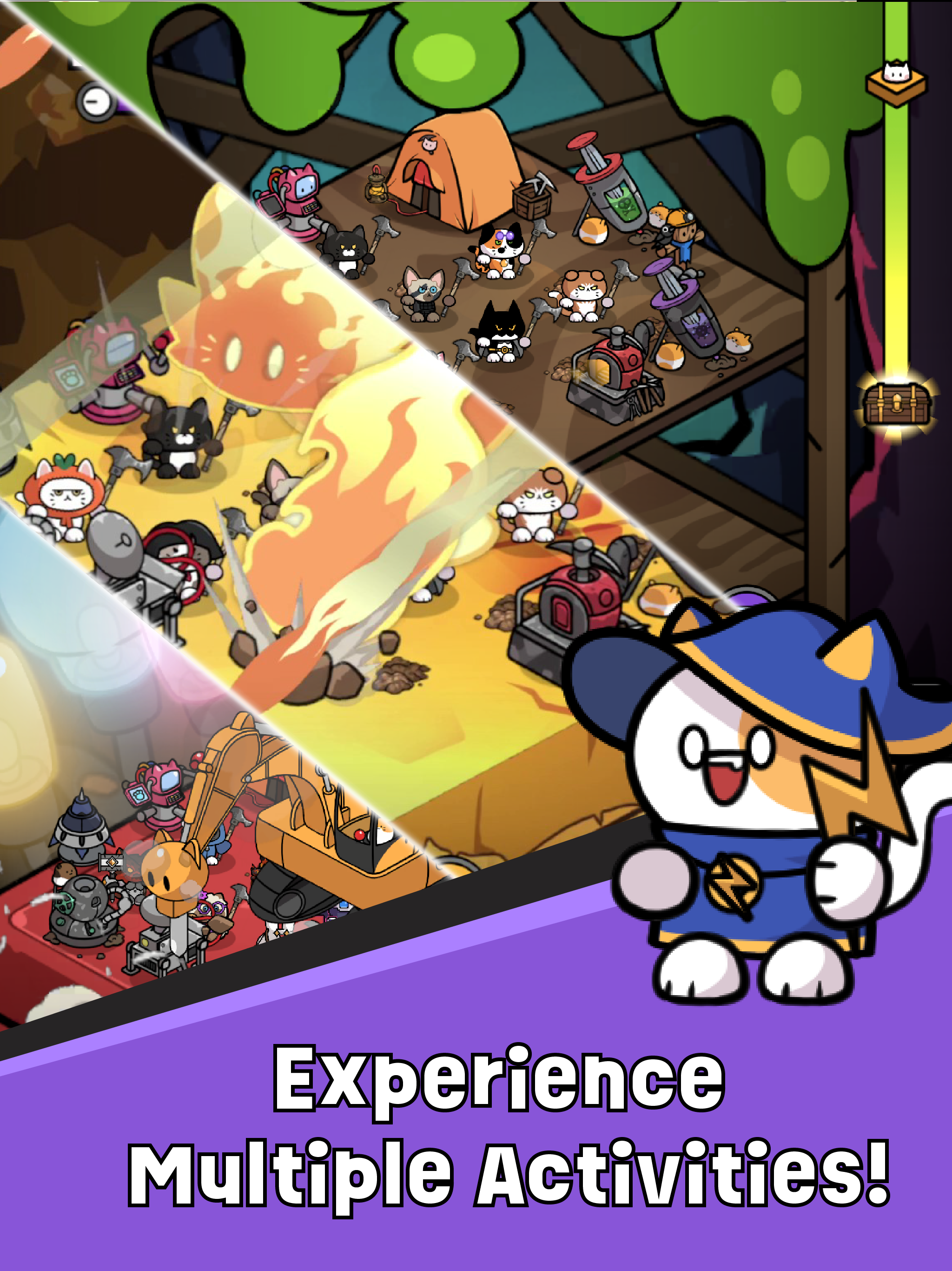 Cat Mine : Idle RPG