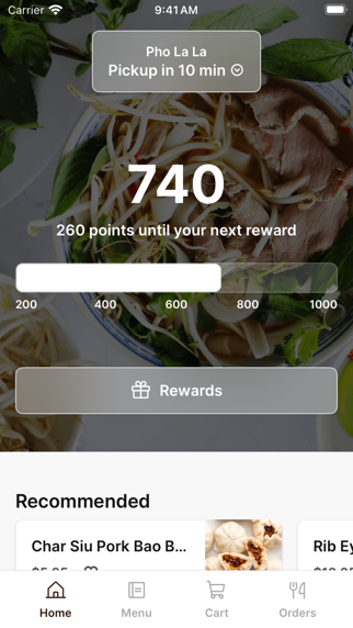 Pho La La iPhone screenshot 1 - Food & Drink app