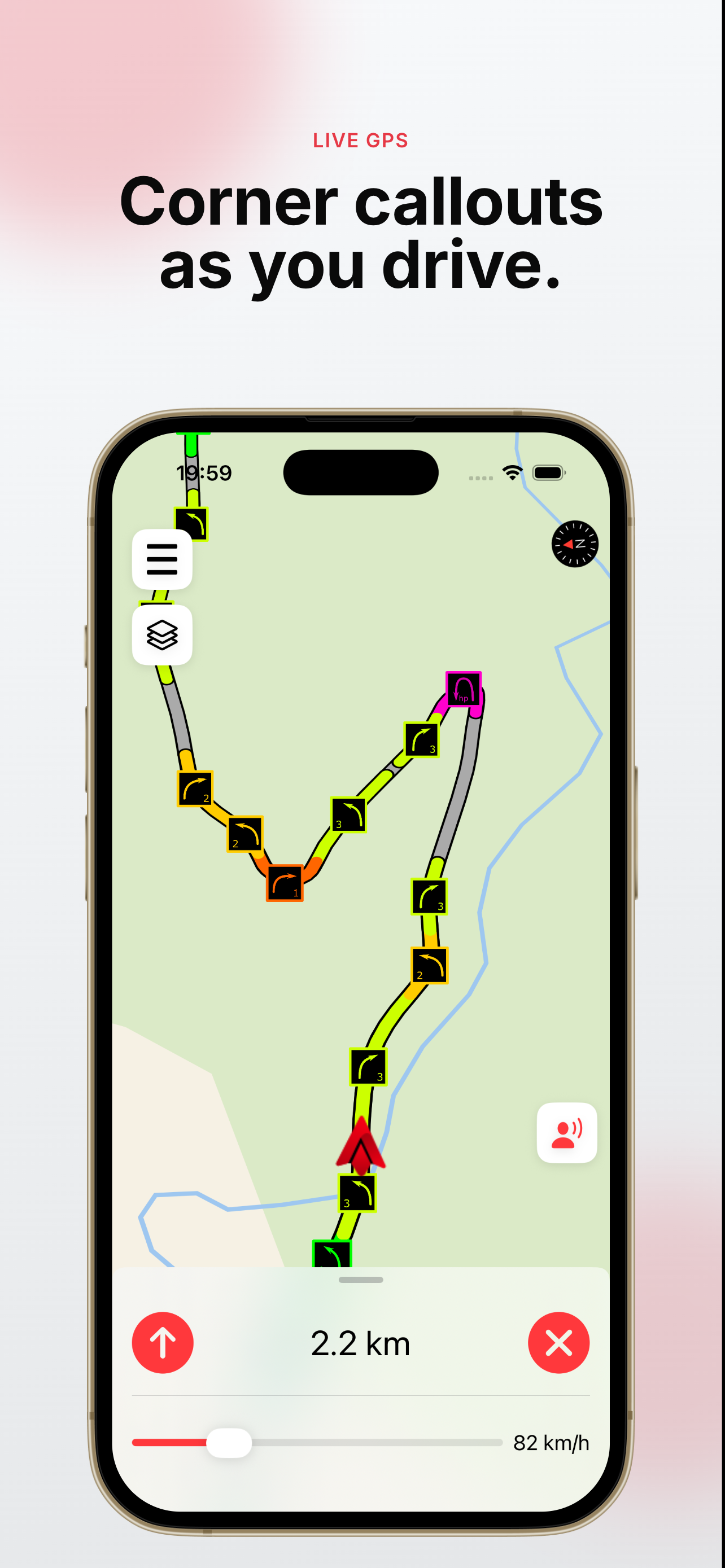 sideways - Rally GPS Navigator screenshot 5