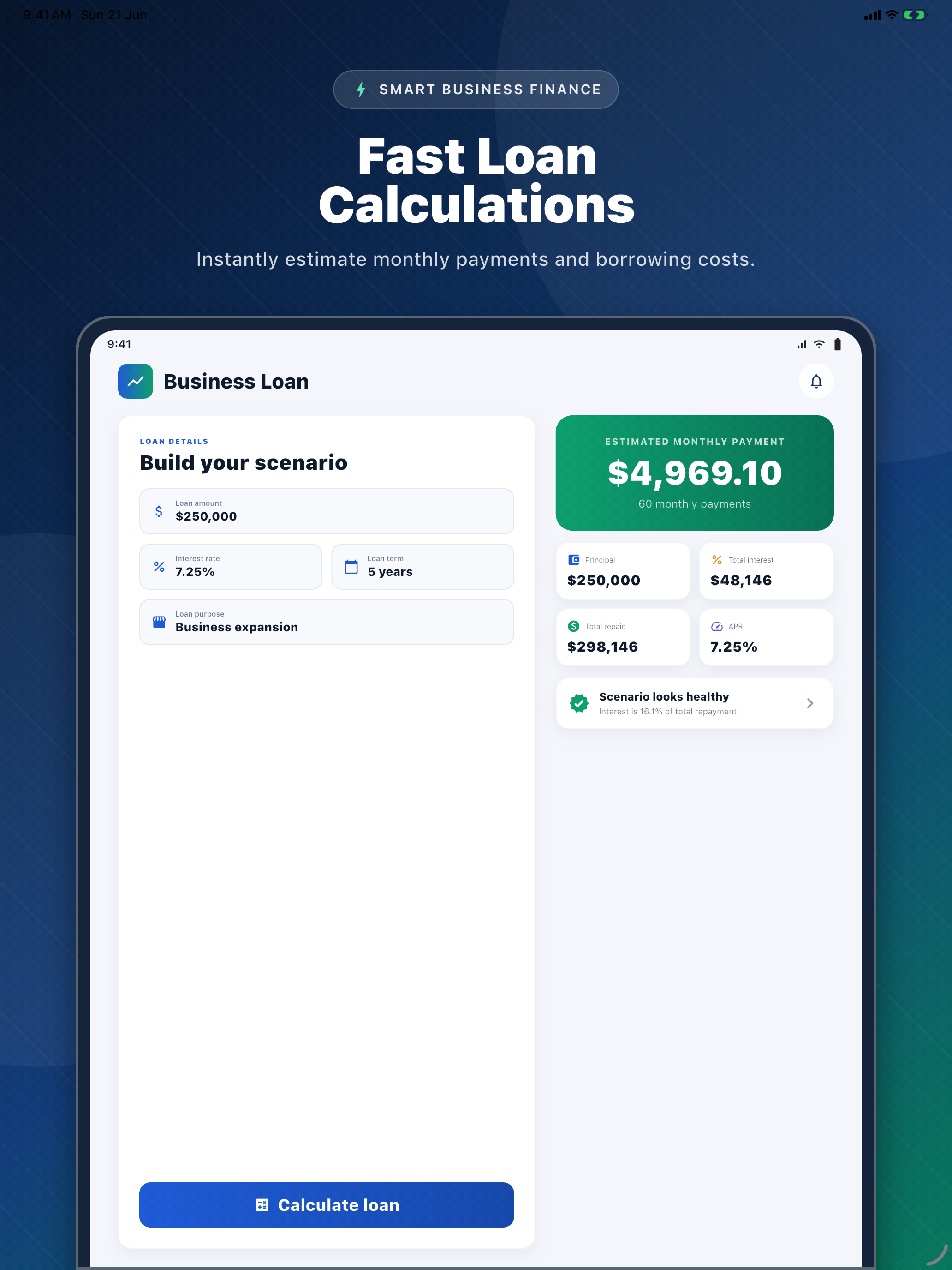 Business Loan Calculator Pro screenshot 9