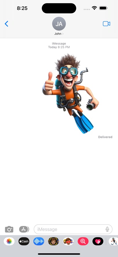 Scuba Diver Stickers