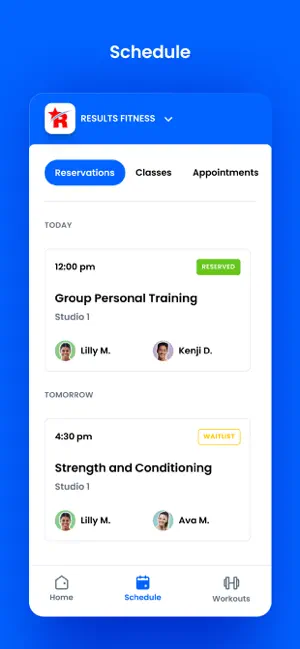 RESULTS FITNESS US screenshot 3