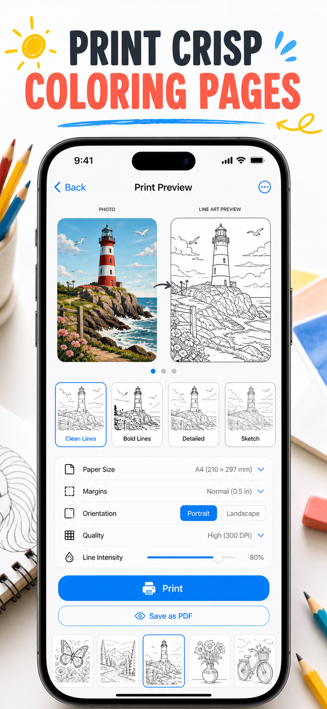 Coloring Pages: From Photos screenshot 8
