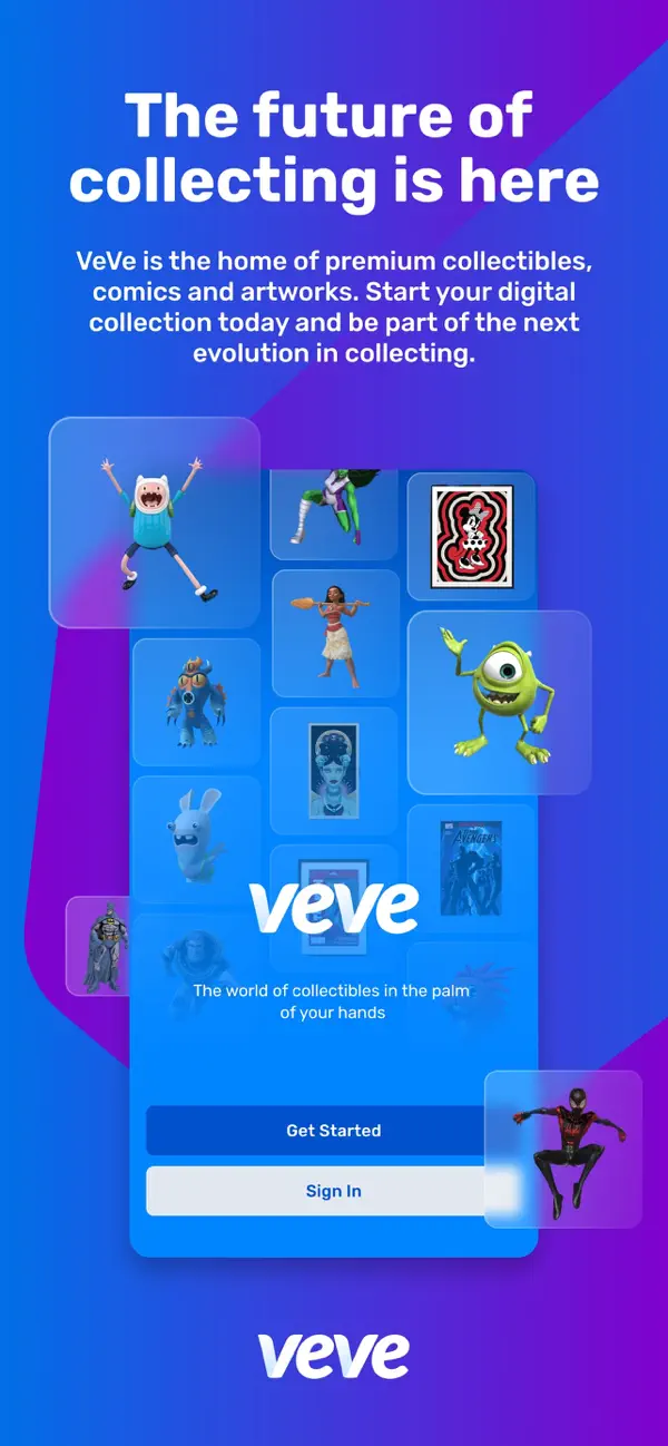 Screenshot #1 pour VeVe Collectibles