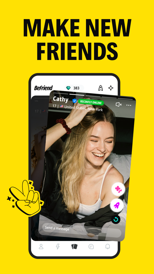 #2. BeFriend - Make new friends (iOS) 由: ORBITECH PTE. LTD.