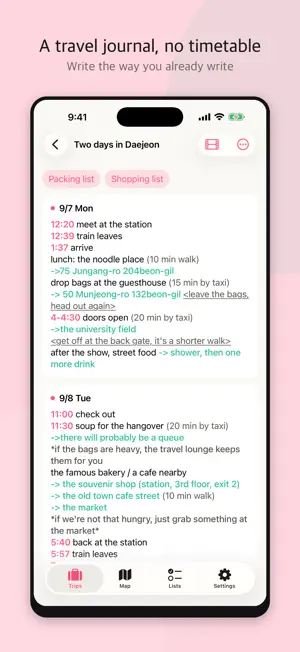 Tripaint: Travel Map & Journal screenshot 2