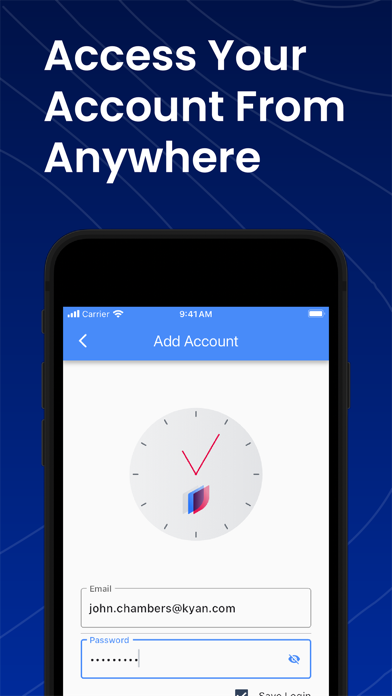 JobDiva MyTime Screenshot