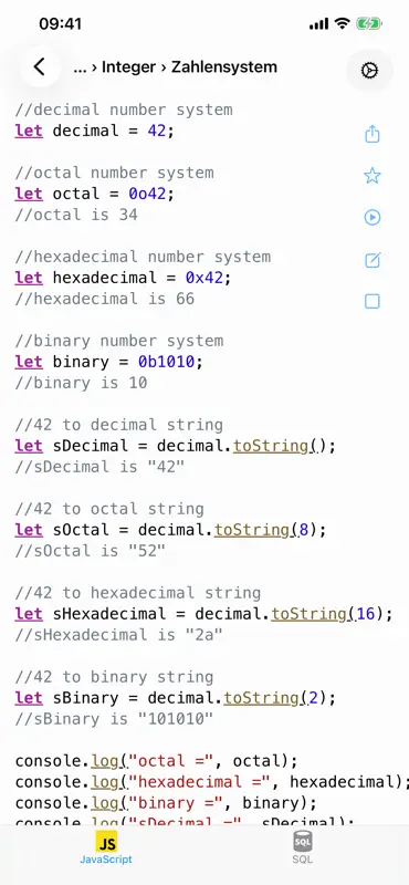 JavaScript Recipes screenshot 8 of 9