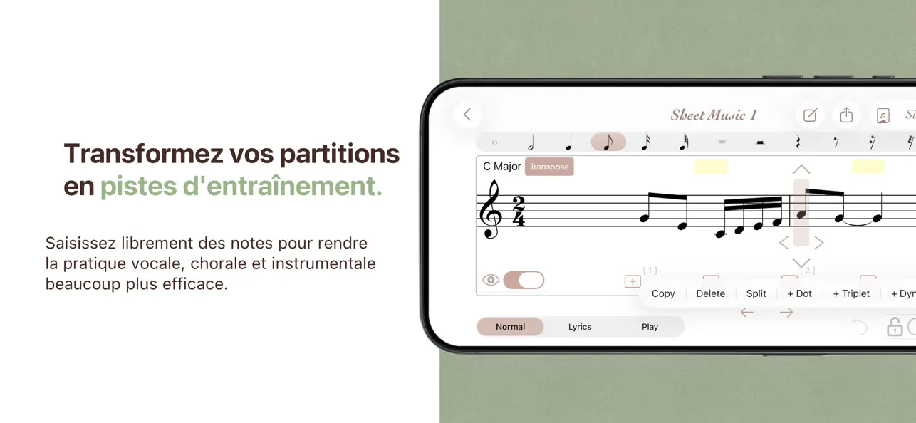 Screenshot #1 pour Chant à Vue Studio - Solfège