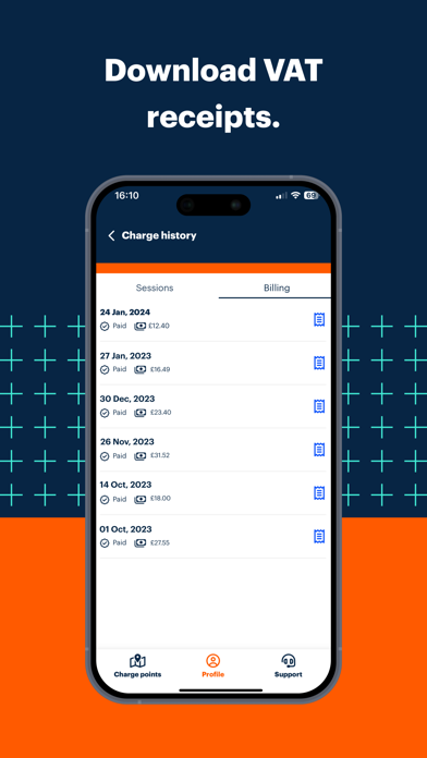 Osprey: EV Charging Screenshot