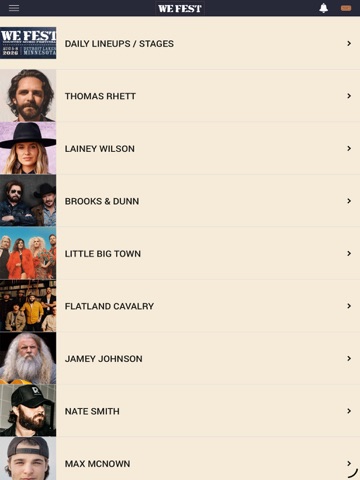 WE Fest Country Music Fest MN iPad screenshot