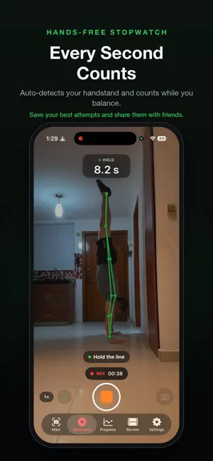 Handstand Balance: AI Coach screenshot 3