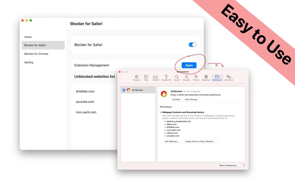 #3. AdBlock ゜ (macOS) 由: AdBlocker LLC