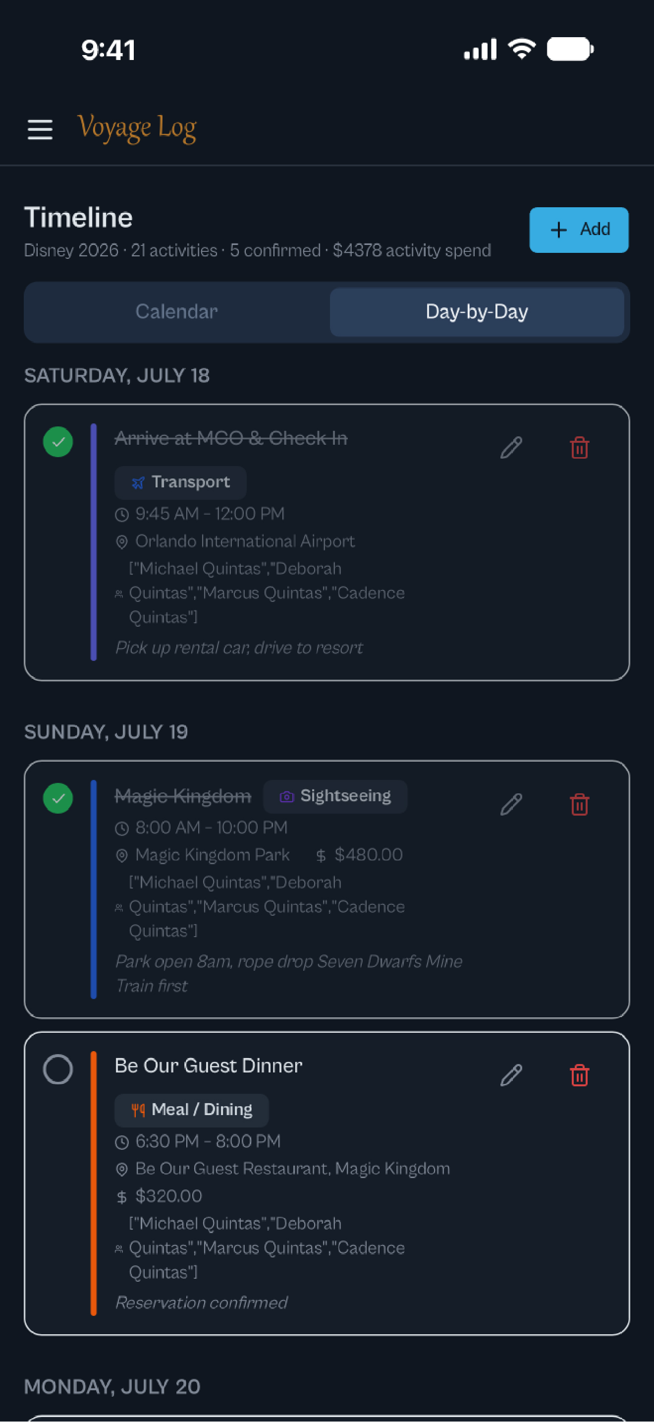 VoyageLog
