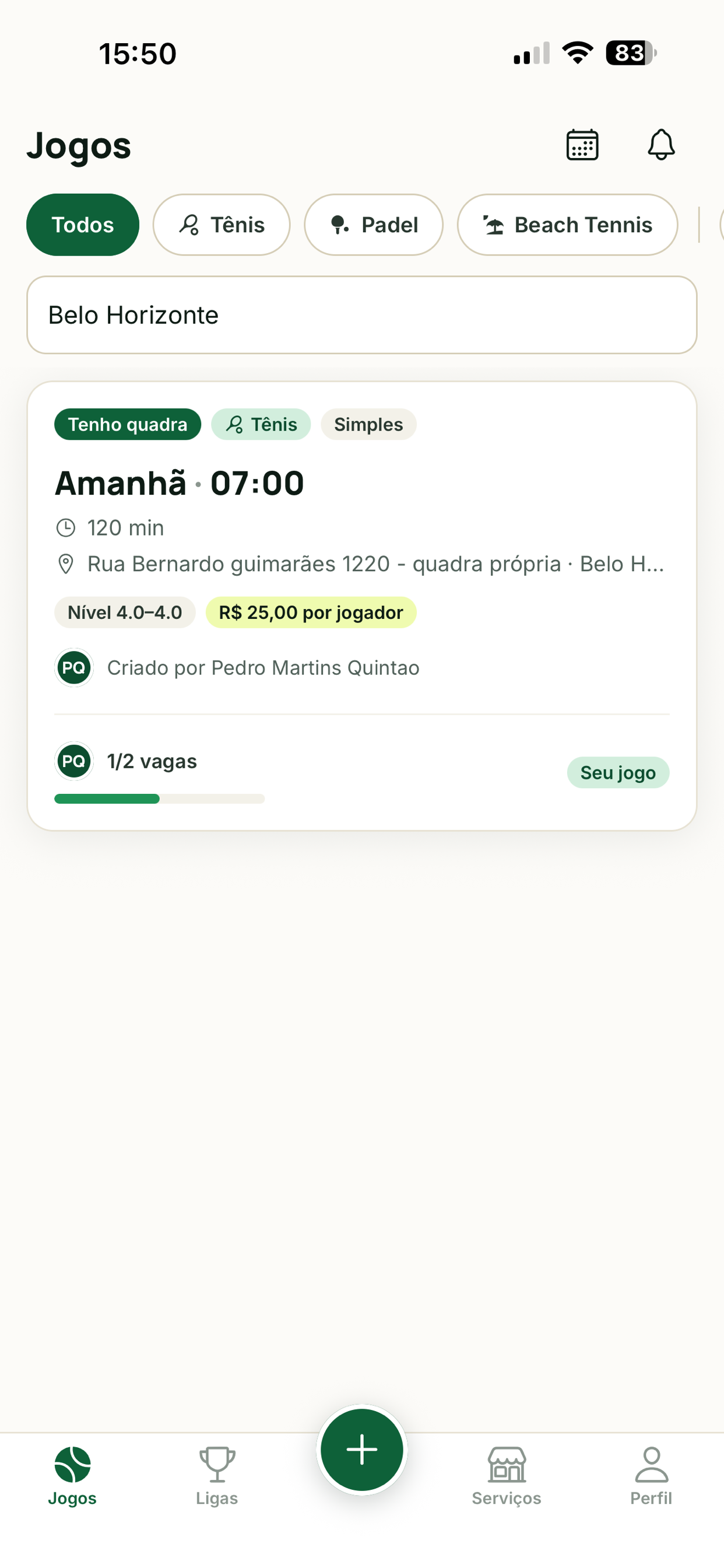 TennisMate screenshot 4