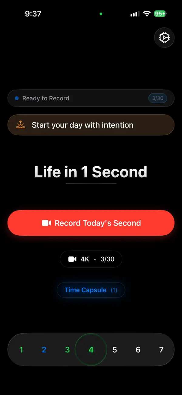 LifeIn1Second Screenshot 1