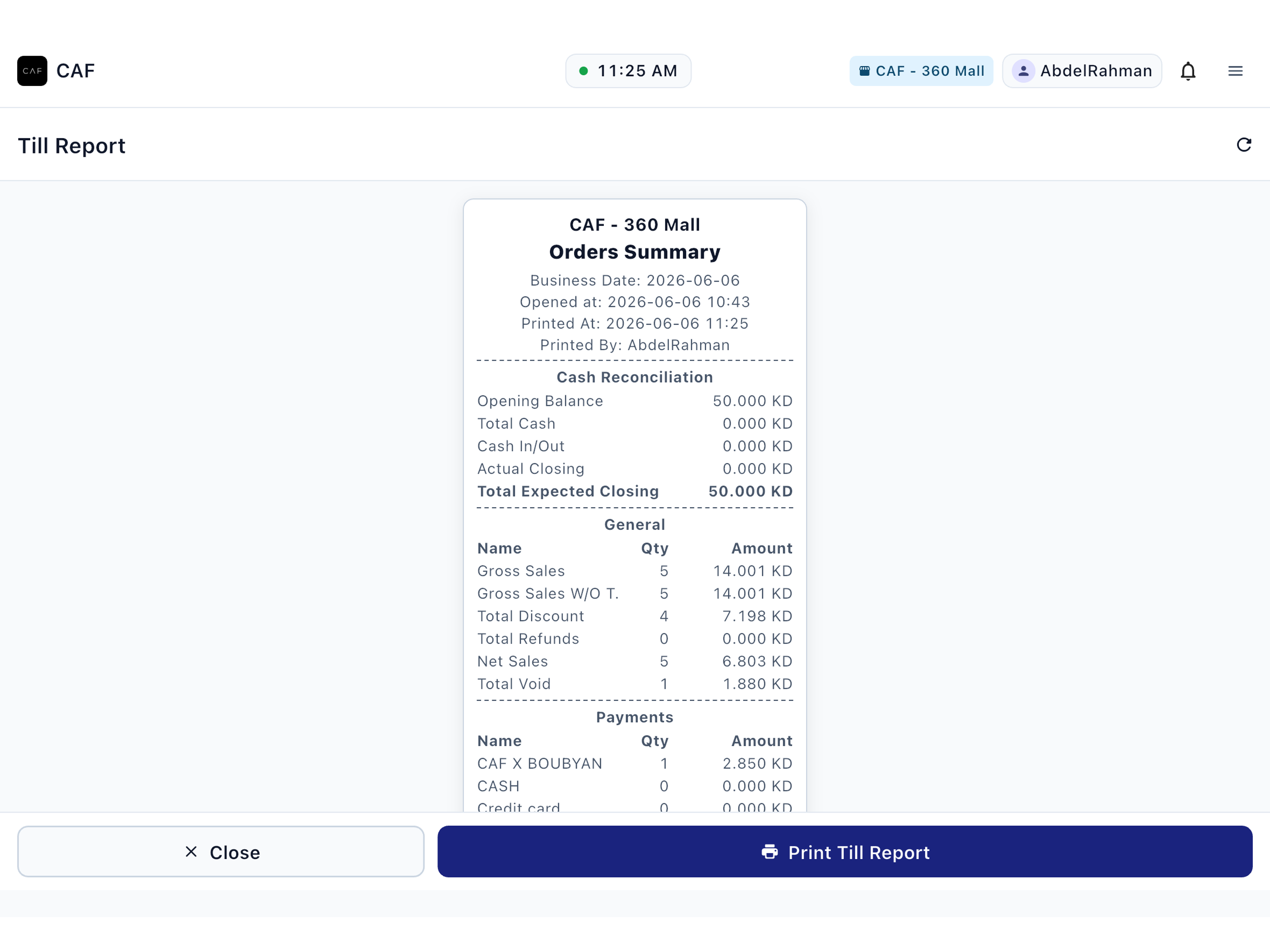 Centrix POS screenshot 6