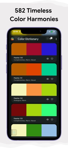 Wada's Dictionary of Colors iPhone screenshot