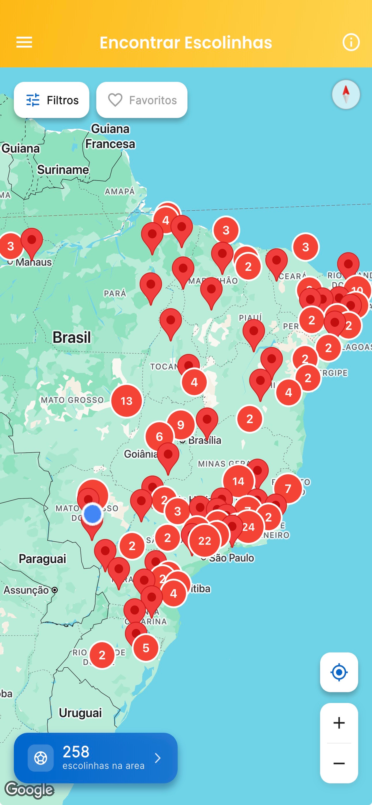 AppFUT - Gestão de Escolinhas screenshot 2