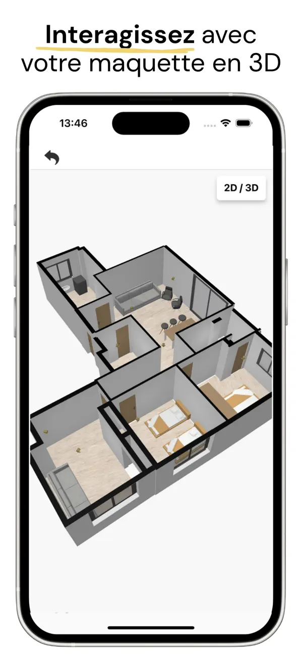 Screenshot #3 pour MakePlan – Scanner LiDAR 2D/3D