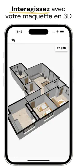 Capture d'écran de MakePlan – Scanner LiDAR 2D/3D sur iPhone 3